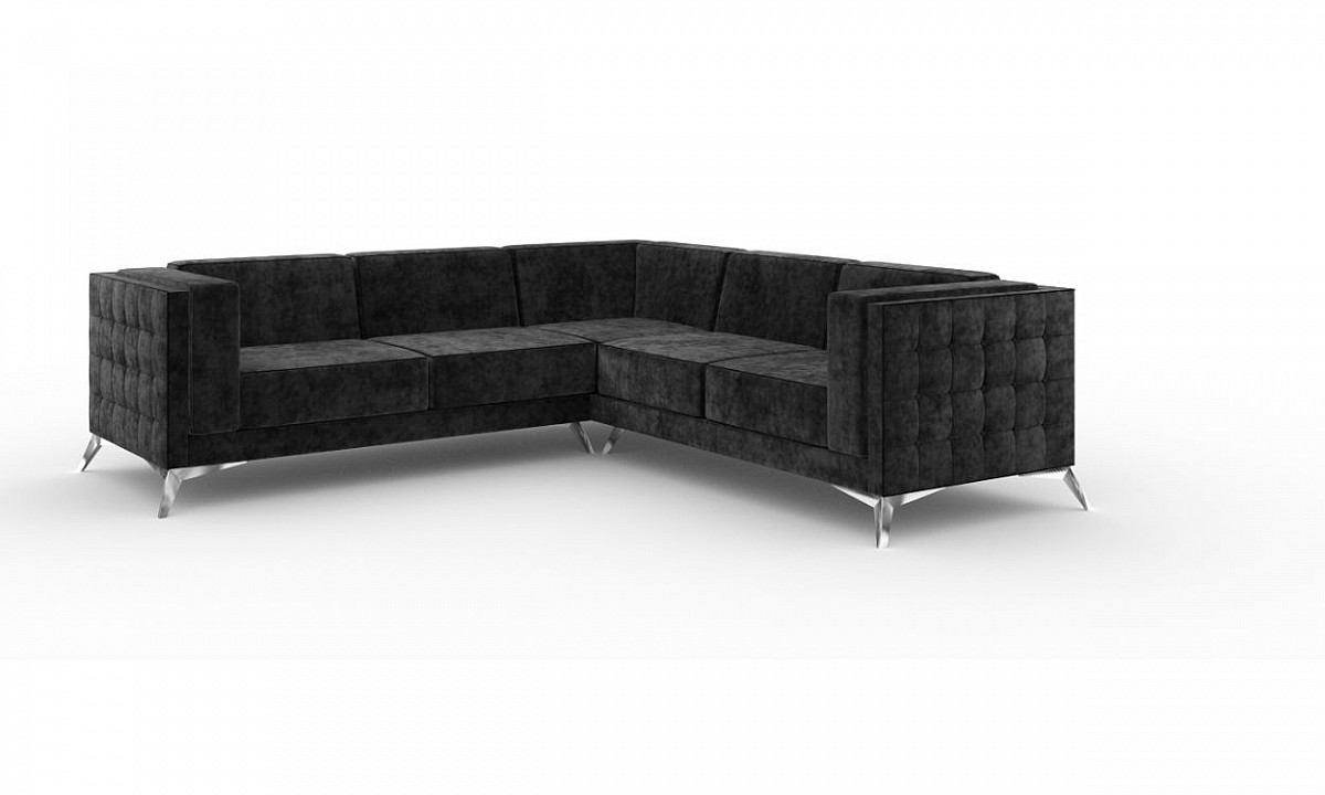 Gusto L-shape Modern Corner Sofa