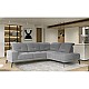 L-Shaped Upholstered Corner Sofa Theodore with Footstool