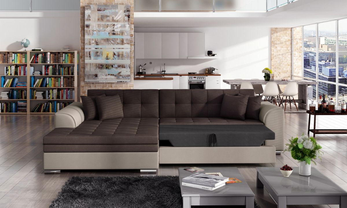 Modern Corner Sofa Bed SORENTO