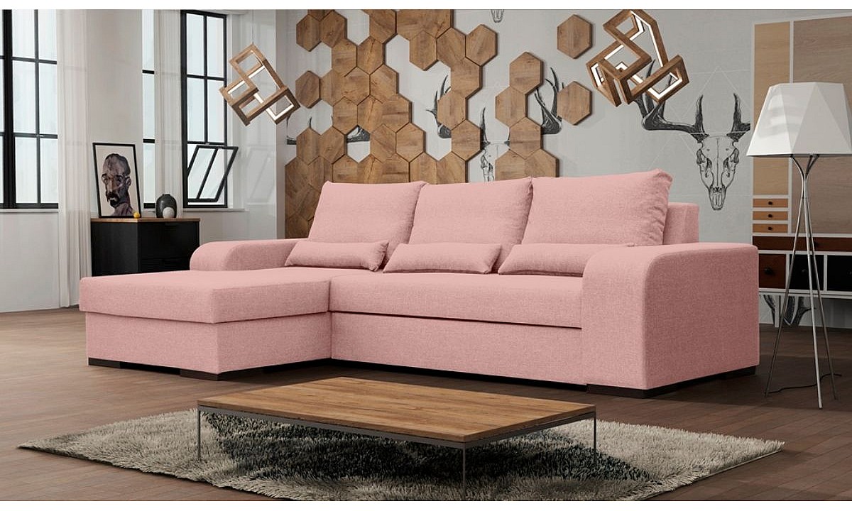 Virago L-shape Modern Corner Sofa Bed