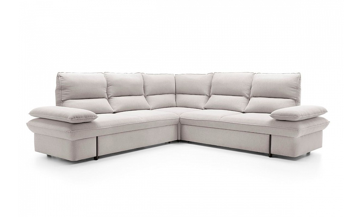 Morris L-shape Modern Corner Sofa Bed