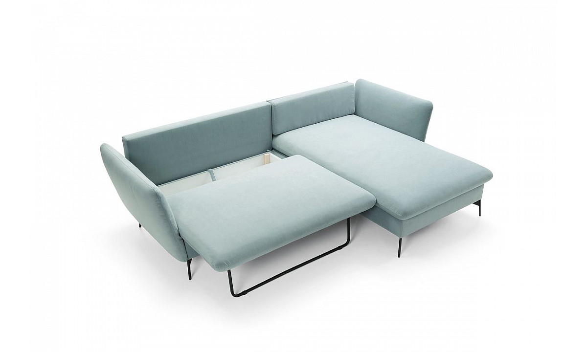 Viton L-shape Modern Corner Sofa Bed
