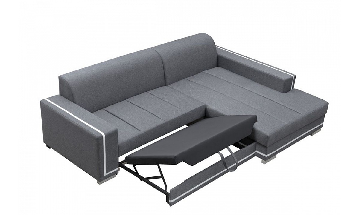 MARTIN L-shape Modern Corner Sofa Bed